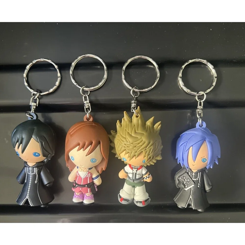 Figural Disney KINGDOM HEARTS II Mystery Blind Bag Keyring (Lot of 16) NWOT